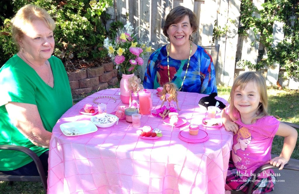 Sweet and Simple Barbie Tea Party - Made by A Princess