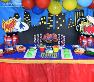 Superhero Inspired Party Food Ideas Free Printables