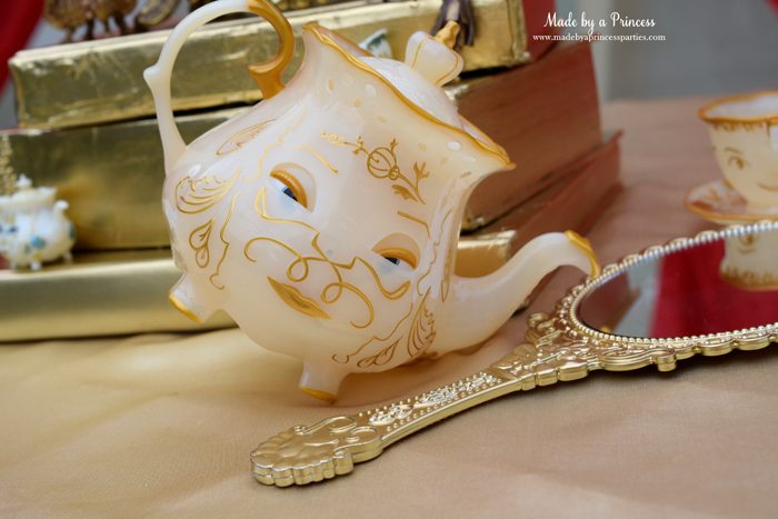 BEAUTY AND THE BEAST Themed Tea Party for Two Mrs Potts teapot