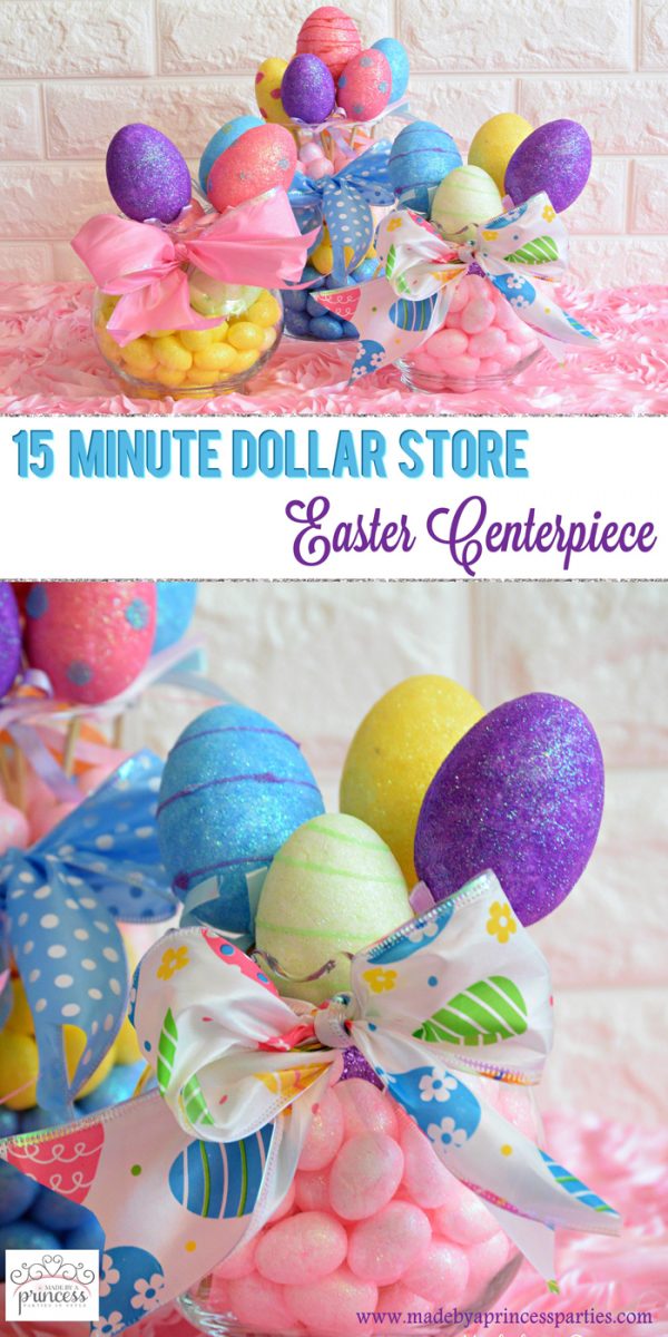 Creative Dollar Store Easter Centerpiece Tutorial - Made by a Princess