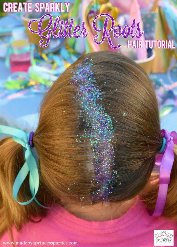 Create Glitter Roots Hair Tutorial