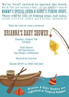  Fishing Baby Shower Invitations