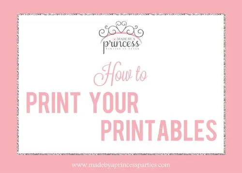 tips on how to print your printables