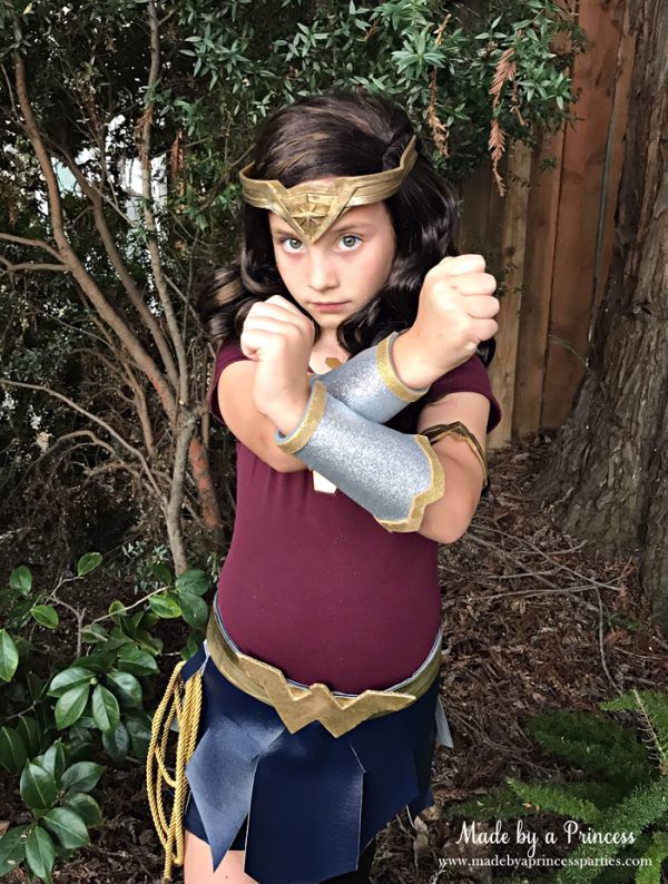 DIY Wonder Woman Movie Halloween Costume - Made by a Princess