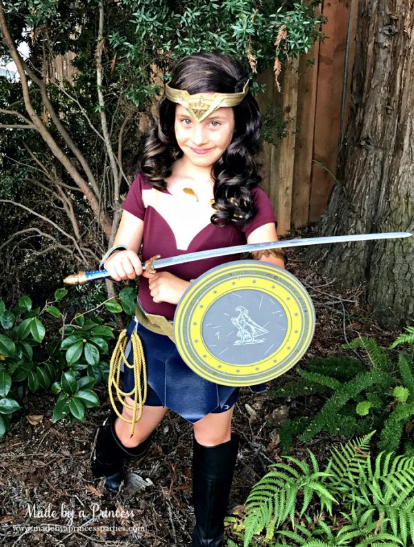 DIY Wonder Woman Movie Halloween Costume - Made by a Princess