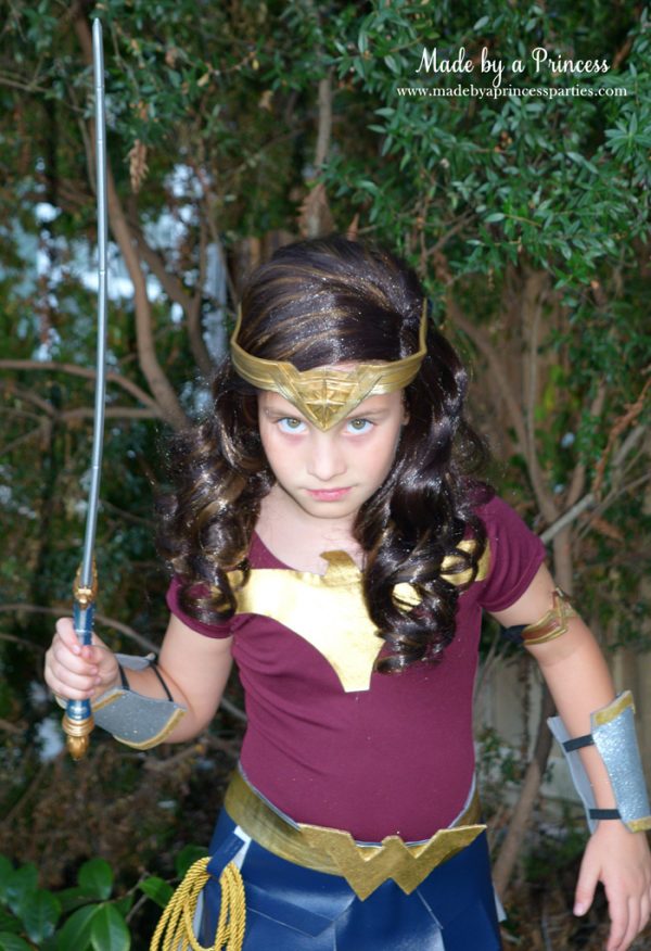 DIY Wonder Woman Movie Halloween Costume - Made by a Princess