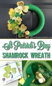 Diy Easy St Patricks Day Shamrock Wreath - Made By A Princess