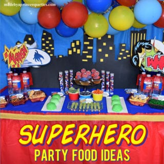 Superhero Water Bottle Cape Party Idea Free Printable