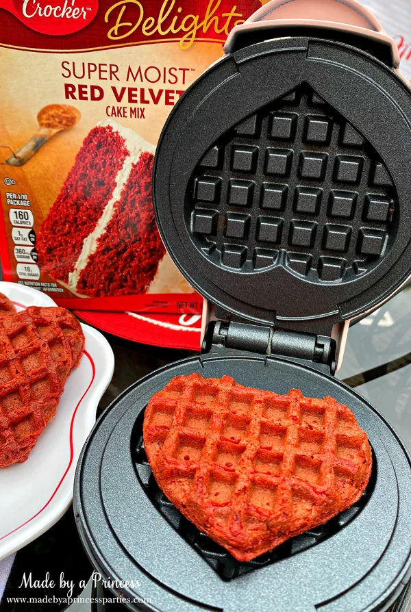 Heart-Shaped Waffle Maker, Mini Heart Waffles