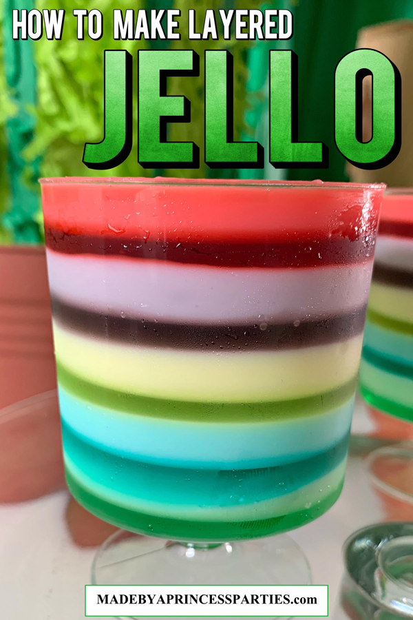 How to Make Layered Rainbow Jello with Condensed Milk